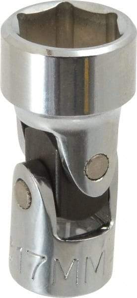 Proto - 3/8" Drive, Standard Hand Socket - 6 Points, 2" OAL, Alloy Steel, Chrome Finish - Eagle Tool & Supply