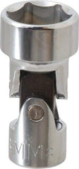 Proto - 3/8" Drive, Standard Hand Socket - 6 Points, 2" OAL, Alloy Steel, Chrome Finish - Eagle Tool & Supply