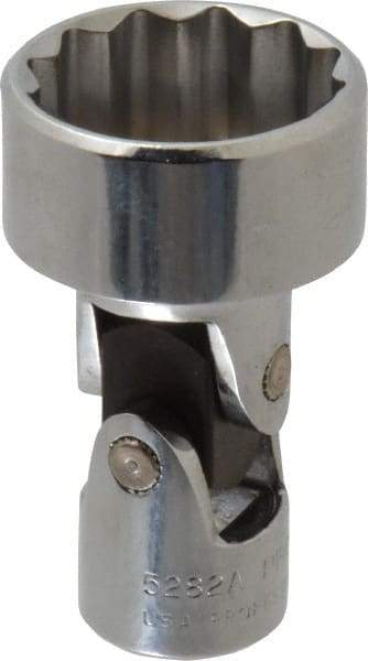 Proto - 15/16", 3/8" Drive, Standard Hand Socket - 12 Points, 2-3/32" OAL, Alloy Steel, Chrome Finish - Eagle Tool & Supply