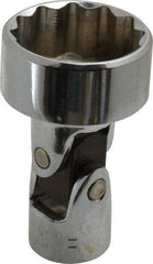 Proto - 1", 3/8" Drive, Standard Hand Socket - 12 Points, 2-3/32" OAL, Alloy Steel, Chrome Finish - Eagle Tool & Supply