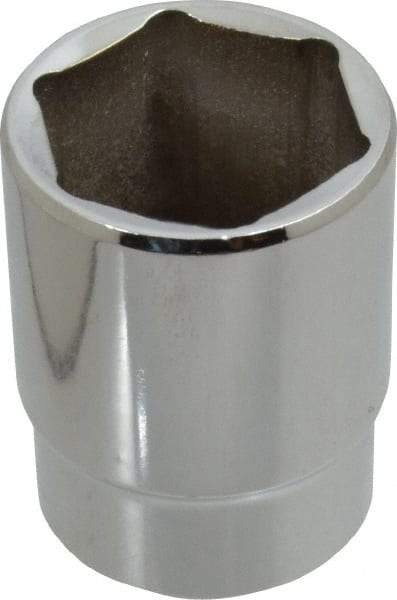 Proto - 1/2" Drive, Standard Hand Socket - 6 Points, 1-3/4" OAL, Alloy Steel, Chrome Finish - Eagle Tool & Supply