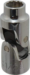 Proto - 1/2", 1/2" Drive, Standard Hand Socket - 12 Points, 2-13/32" OAL, Alloy Steel, Chrome Finish - Eagle Tool & Supply