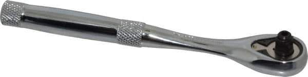 Proto - 1/4" Drive Pear Head Aerospace Ratchet - Chrome Finish, 6-11/16" OAL, 45 Gear Teeth, Standard Head - Eagle Tool & Supply