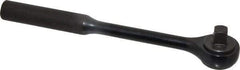 Proto - 3/8" Drive Round Head Standard Ratchet - Black Oxide Finish, 7-3/8" OAL, 72 Gear Teeth, Standard Head - Eagle Tool & Supply