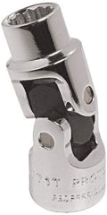 Proto - 9/16", 1/4" Drive, Standard Hand Socket - 12 Points, 1-31/64" OAL, Alloy Steel, Chrome Finish - Eagle Tool & Supply