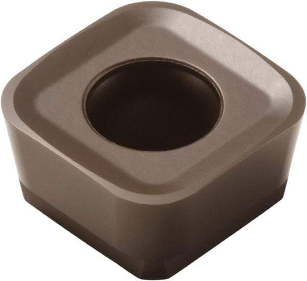 Seco - SCET120630 MD16 Grade T350M Carbide Milling Insert - TiCN/Al2O3 Finish, 1/4" Thick, 1/2" Inscribed Circle, 0.118" Corner Radius - Eagle Tool & Supply