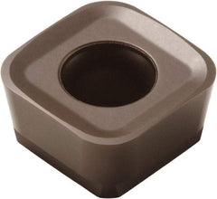 Seco - SCET120630 MD16 Grade T350M Carbide Milling Insert - TiCN/Al2O3 Finish, 1/4" Thick, 1/2" Inscribed Circle, 0.118" Corner Radius - Eagle Tool & Supply