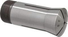 Lyndex - 5/32 Inch 5C Round Collet - 3.27 Inch Overall Length, 1.041-24 Internal Thread Size, Steel, 0.0007 Inch TIR - Exact Industrial Supply