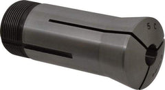 Lyndex - 27/64 Inch 5C Round Collet - 3.27 Inch Overall Length, 1.041-24 Internal Thread Size, Steel, 0.0011 Inch TIR - Exact Industrial Supply