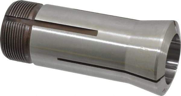 Lyndex - 63/64 Inch 5C Round Collet - 3.27 Inch Overall Length, 1.041-24 Internal Thread Size, Steel, 0.0011 Inch TIR - Exact Industrial Supply
