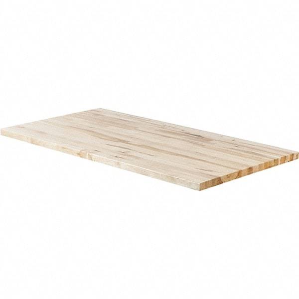 Made in USA - Maple Comfort Edge Workbench & Workstation Work Bench Top - Use with Edsal Workbenches - Eagle Tool & Supply