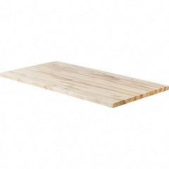 Made in USA - Maple Comfort Edge Workbench & Workstation Work Bench Top - Use with Edsal Workbenches - Eagle Tool & Supply