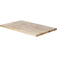 Made in USA - Maple Comfort Edge Workbench & Workstation Work Bench Top - Use with Edsal Workbenches - Eagle Tool & Supply