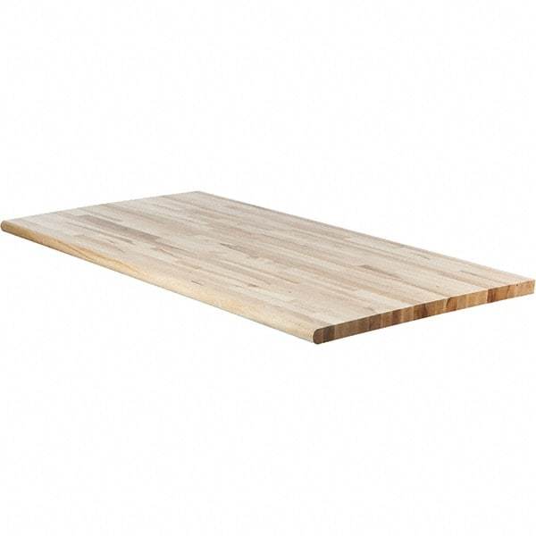 Made in USA - Maple Comfort Edge Workbench & Workstation Work Bench Top - Use with Edsal Workbenches - Eagle Tool & Supply