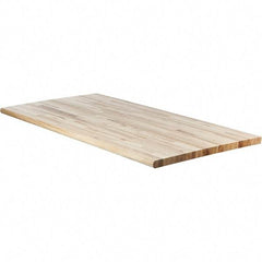 Made in USA - Maple Comfort Edge Workbench & Workstation Work Bench Top - Use with Edsal Workbenches - Eagle Tool & Supply