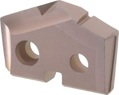 Allied Machine and Engineering - 51/64" Diam x 5/32" Thick, Seat Code 1, 132° Included Angle Spade Drill Insert - AM200 Coated, Cobalt, Grade Super Cobalt, Series GEN2 T-A - Eagle Tool & Supply