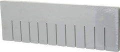 Quantum Storage - 17.4" Wide x 6" High, Gray Bin Divider - Use with DG93060 - Eagle Tool & Supply