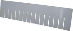 Quantum Storage - 22.4" Wide x 6" High, Gray Bin Divider - Use with DG93060 - Eagle Tool & Supply