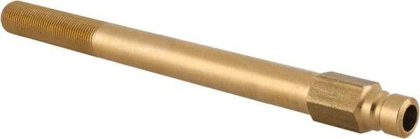 Coilhose Pneumatics - 1/4" Body Diam, Coolant & Fluid Line Extension Plug - Brass - Eagle Tool & Supply