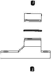 Coilhose Pneumatics - Filter Wall Mount Connecting Clamp Kit - Includes 1 Wall Mount, 1 Connecting Clamp, 2-Set Screws, 1 O-Ring & 1 Allen Wrench, For Use with Coilhose 27 Series & Filter/Regulator Combination Units - Eagle Tool & Supply