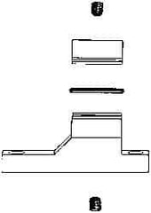 Coilhose Pneumatics - Filter Connecting Clamp Kit - Includes 2 Connecting Clamps, 2-Set Screws, 1 O-Ring & 1 Allen Wrench, For Use with Coilhose 27 Series & Filter/Regulator Combination Units - Eagle Tool & Supply