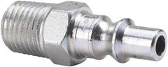 Coilhose Pneumatics - 3/4 Male NPT Industrial Pneumatic Hose Connector - Plated Steel, 3/4" Body Diam - Eagle Tool & Supply