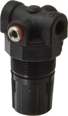 Coilhose Pneumatics - 1/8" Miniature Coil Hose Regulator without Gauge - 9 CFM, 1/8" Gauge Port, 0-125 Adjusting Pressure, 0-125 psi - Eagle Tool & Supply
