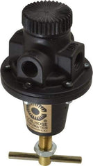 Coilhose Pneumatics - 1/4 NPT Port, 40 CFM, Cast Aluminum Heavy-Duty T-Handle Regulator - 0 to 125 psi Range, 250 Max psi Supply Pressure, 1/4" Gauge Port Thread, 3" Wide x 5-1/2" High - Eagle Tool & Supply