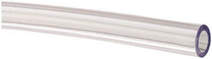 Made in USA - 3/16" ID x 5/16" OD, 1/16" Wall Thickness, Cut to Length (100' Standard Length) PVC Tube - Clear, 55 Max psi, 68 Shore A Hardness - Eagle Tool & Supply