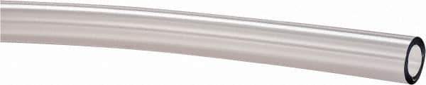 Made in USA - 1/4" ID x 3/8" OD, 1/16" Wall Thickness, Cut to Length (100' Standard Length) PVC Tube - Clear, 55 Max psi, 68 Shore A Hardness - Eagle Tool & Supply