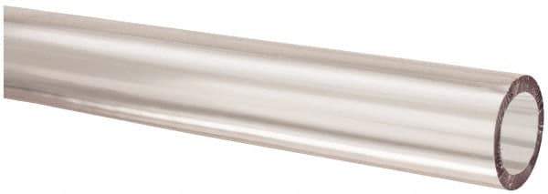 Made in USA - 5/16" ID x 7/16" OD, 1/16" Wall Thickness, Cut to Length (100' Standard Length) PVC Tube - Clear, 50 Max psi, 68 Shore A Hardness - Eagle Tool & Supply