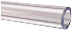 Made in USA - 5/8" ID x 7/8" OD, 1/8" Wall Thickness, Cut to Length (100' Standard Length) PVC Tube - Clear, 40 Max psi, 68 Shore A Hardness - Eagle Tool & Supply