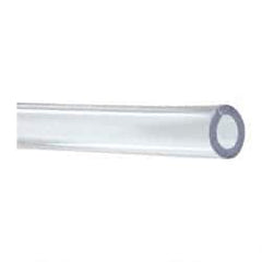 Made in USA - 3/8" ID x 5/8" OD, 1/8" Wall Thickness, Cut to Length (100' Standard Length) PVC Tube - Clear, 65 Max psi, 68 Shore A Hardness - Eagle Tool & Supply