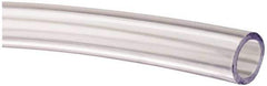 Made in USA - 1/2" ID x 11/16" OD, 3/32" Wall Thickness, Cut to Length (100' Standard Length) PVC Tube - Clear, 40 Max psi, 68 Shore A Hardness - Eagle Tool & Supply