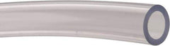 Made in USA - 1/2" ID x 3/4" OD, 1/8" Wall Thickness, Cut to Length (100' Standard Length) PVC Tube - Clear, 45 Max psi, 68 Shore A Hardness - Eagle Tool & Supply