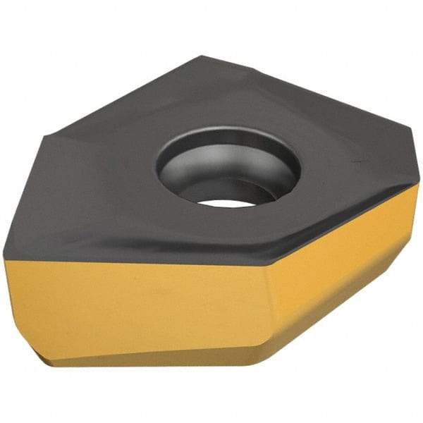 Iscar - S845 SXHU1606 Grade IC808 Carbide Milling Insert - TiAlN/AlTiN/TiN Finish, 0.2535" Thick, 0.6378" Inscribed Circle - Eagle Tool & Supply