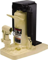 Jet - 5 Ton Capacity Toe Jack - 11-1/2" to 16-1/4" High, 10-5/8" Long x 7-3/16" Wide Base - Eagle Tool & Supply