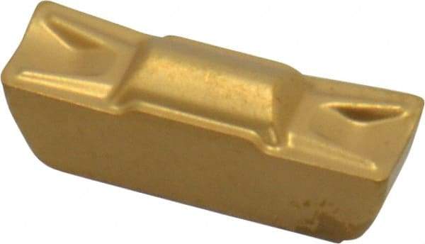Seco - LCMF, 0.157" Cutting Width, FT, CP500 Grade, Double End Multi-Directional Turning Insert - TiAlN, TiN Coated, Full Radius - Eagle Tool & Supply