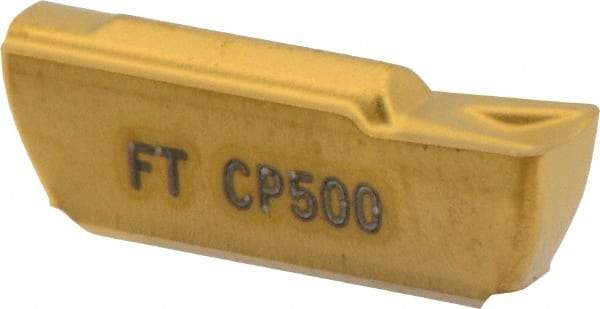Seco - LCMR, 0.118" Cutting Width, FT, CP500 Grade, Single End Multi-Directional Turning Insert - TiAlN, TiN Coated - Eagle Tool & Supply