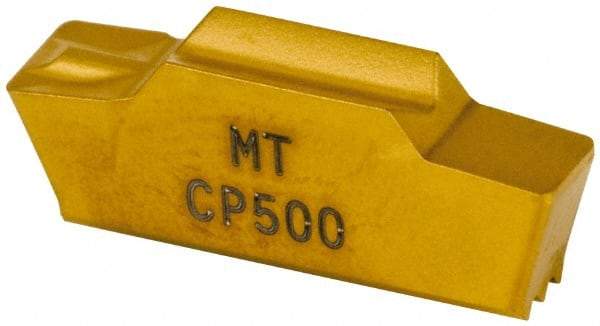 Seco - LCMR, 0.157" Cutting Width, MT, CP500 Grade, Single End Multi-Directional Turning Insert - TiAlN, TiN Coated - Eagle Tool & Supply
