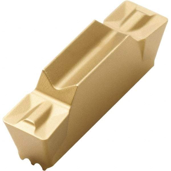 Seco - LCMF, 0.236" Cutting Width, MT, CP500 Grade, Double End Multi-Directional Turning Insert - TiAlN, TiN Coated - Eagle Tool & Supply
