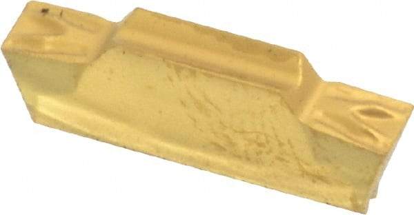 Seco - LCMF, 1/8" Cutting Width, FT, CP500 Grade, Double End Multi-Directional Turning Insert - TiAlN, TiN Coated - Eagle Tool & Supply