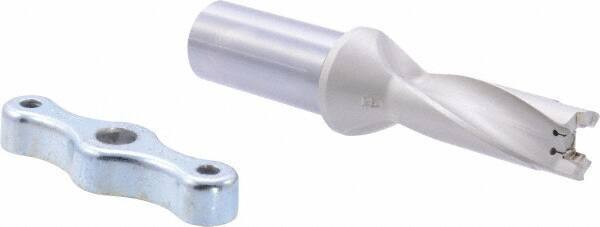 Iscar - 0.787 to 0.823" Diam, 3xD, 2.36" Max Depth, 1" Shank Diam, Replaceable Tip Drill - 20 Seat Size, DCM Toolholder, Series ChamDrill - Eagle Tool & Supply