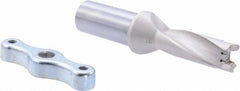 Iscar - 0.787 to 0.823" Diam, 3xD, 2.36" Max Depth, 1" Shank Diam, Replaceable Tip Drill - 20 Seat Size, DCM Toolholder, Series ChamDrill - Eagle Tool & Supply