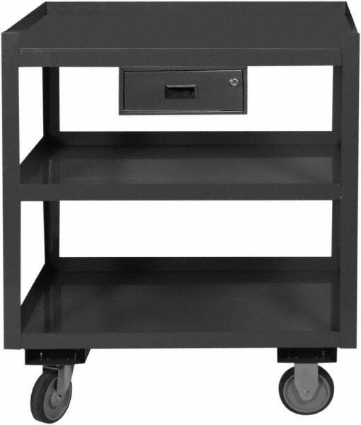 Durham - 30" Wide x 37-3/4" High x 24" Deep, Mobile Workstation - 1,200 Lb Capacity - Eagle Tool & Supply