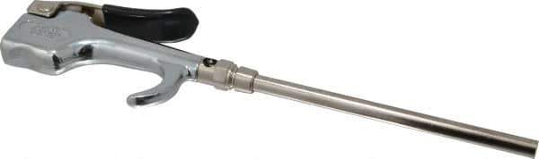 Coilhose Pneumatics - Safety Extension Tube Thumb Lever Blow Gun - 1/4 NPT, 6" Tube Length - Eagle Tool & Supply