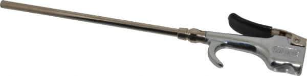 Coilhose Pneumatics - Safety Extension Tube Thumb Lever Blow Gun - 1/4 NPT, 8" Tube Length - Eagle Tool & Supply