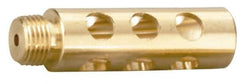 Coilhose Pneumatics - Blow Gun Safety Booster Nozzle - 1/8 NPSM, 1-1/2" Hose Length - Eagle Tool & Supply