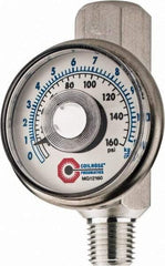 Coilhose Pneumatics - 1/4" Outlet, 160 Max psi, Inline Filters, Regulators & Lubricators - Flow Regulator with Gauge - Eagle Tool & Supply