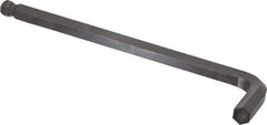 Eklind - 14mm Hex, Long Arm, Ball End Hex Key - 9-5/32" OAL, Metric System of Measurement - Eagle Tool & Supply
